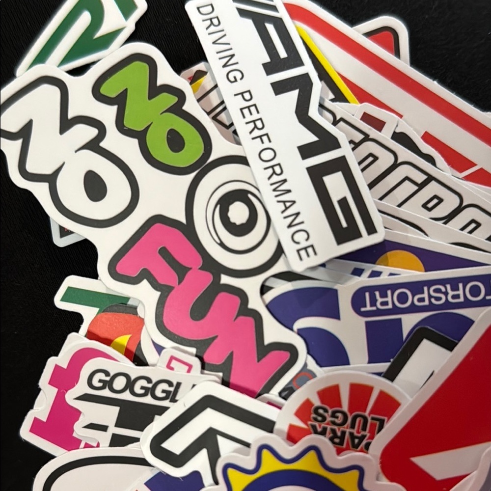 Abarth and Colorful Bike Sticker Pack - Picture 4 of 4